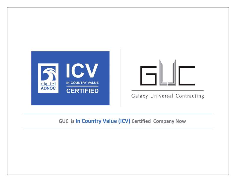 ICV Certificate